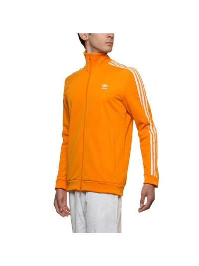 Shop Adidas Originals Beckenbauer Track Top In Orange