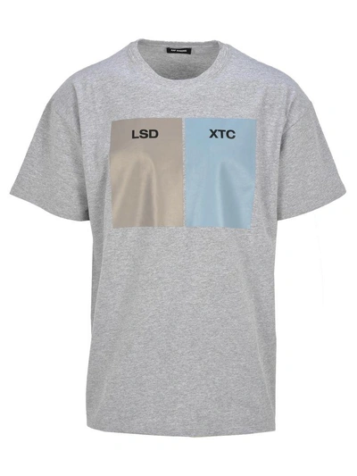 Shop Raf Simons T-shirt Lsd-xtc In Light Grey