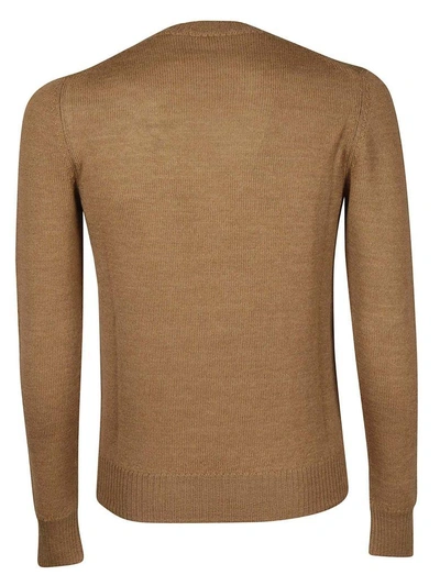 Shop Prada Classic Sweater In Fcammello