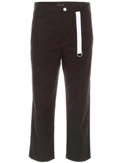 Shop Helmut Lang Cropped Trousers In Black (black)