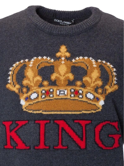 Shop Dolce & Gabbana Crown Sweater In Variante Abbinata