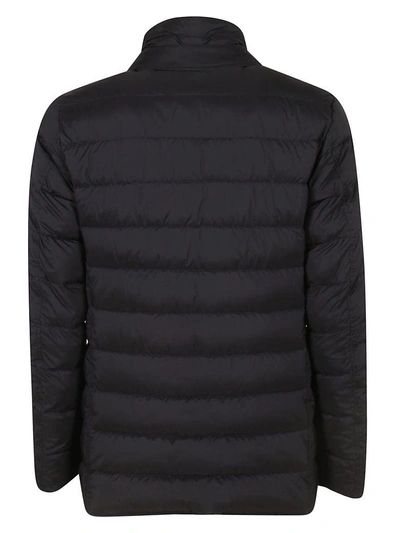 Herno Double Layer Down Jacket In Blu