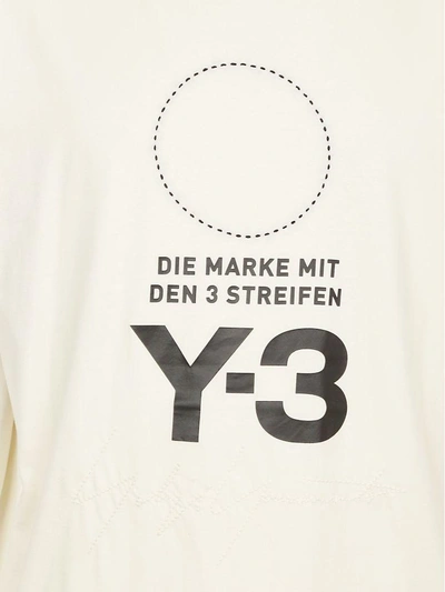 Shop Y-3 T-shirt In Champagne