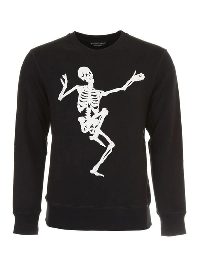 Shop Alexander Mcqueen Skull Sweatshirt In Black Mix (black)
