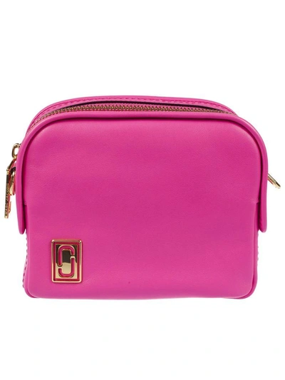 Shop Marc Jacobs The Squeeze Shoulder Bag In Vivid Pink