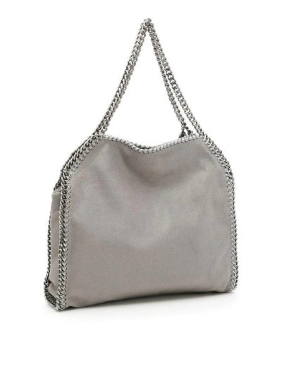 Shop Stella Mccartney Small Falabella Tote Bag In Light Grey