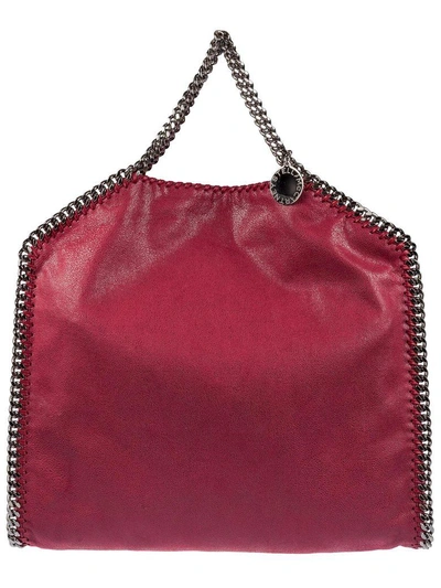 Shop Stella Mccartney Falabella Tote In Opera Red