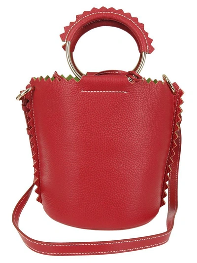 Shop Sara Battaglia Helen Tote In Amaranto