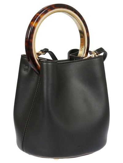 Shop Marni Pannier Bucket Bag In 00nblack