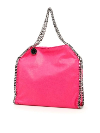 Shop Stella Mccartney Small Falabella Tote Bag In Hot Pink