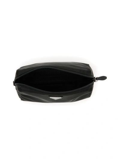 Shop Prada Pouch With Handle In Nero