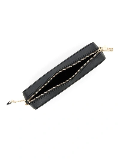 Shop Michael Michael Kors Leather Crossbody Bag In Black (black)