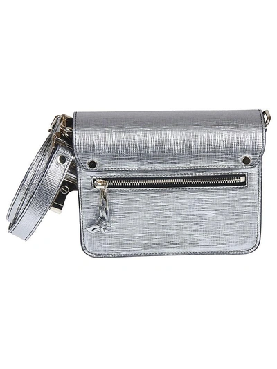 Shop Proenza Schouler Ps11 Shoulder Bag In Silver