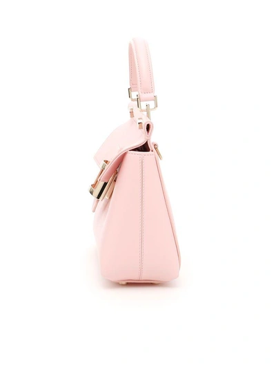 Shop Roger Vivier Viv Cabas Mini Bag In Baby Pink (pink)