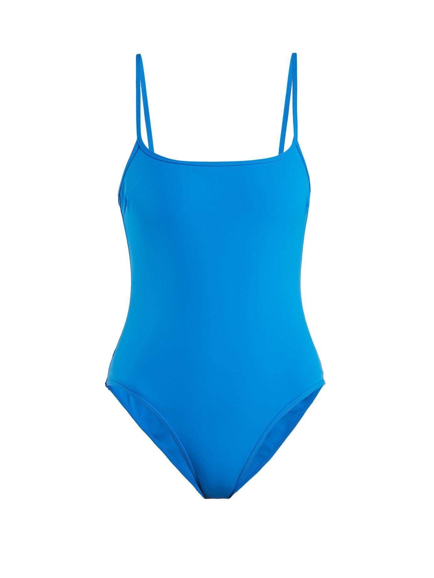 Rochelle Sara The Trevor Swimsuit In Light Blue | ModeSens