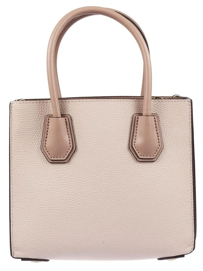 Shop Michael Kors Mercer Shoulder Bag In Soft Pink