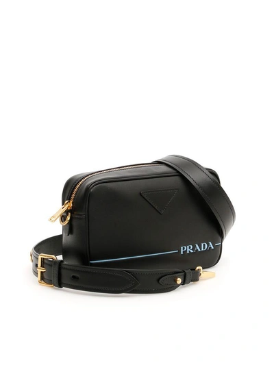 Shop Prada Mirage Camera Bag In Nero