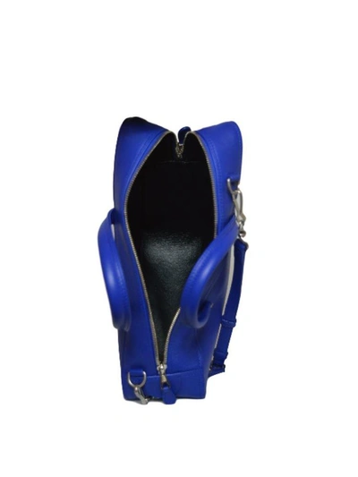 Shop Balenciaga Triangle Small Duffle Bag In Bleu Roi