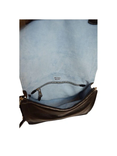 Shop Prada Etiquette Shoulder Bag In F0okblack Astrale