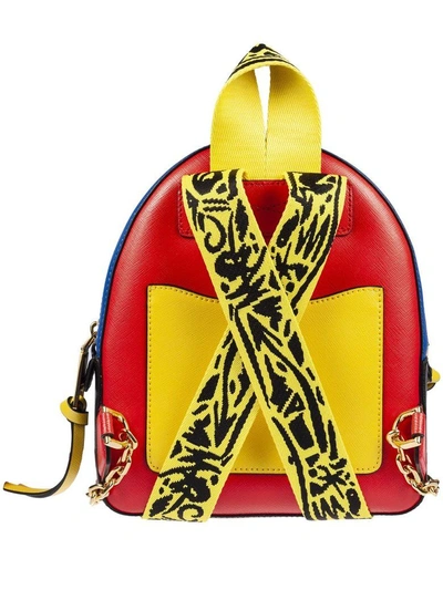 Marc Jacobs Poppy Red Trek Pack Mini Nylon Backpack at FORZIERI