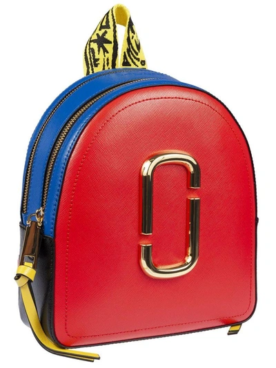 Shop Marc Jacobs Pack Shot Backpack In Poppy Red Multi