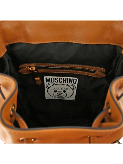 Shop Moschino Backpack Shoulder Bag Women  Couture In Leather