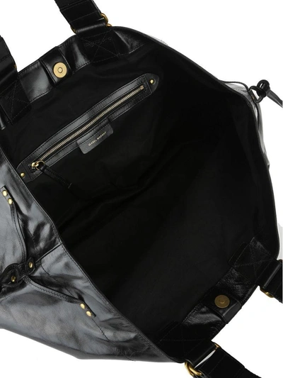 Shop Isabel Marant Wardy Bag In Black