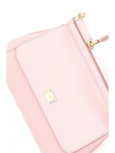 Shop Dolce & Gabbana Small Sicily Bag In Rosa Carne 2 (pink)