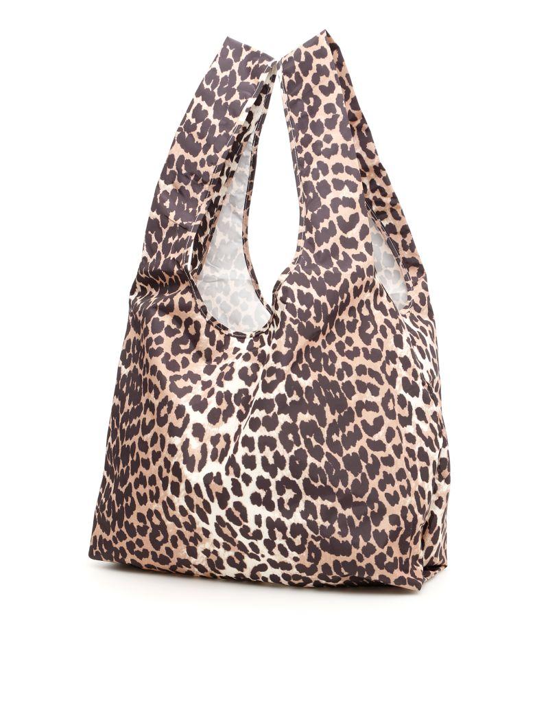 ganni leopard bag