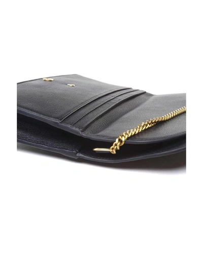 Shop See By Chloé Mini Polina Textured-leather Shoulder Bag In Nero