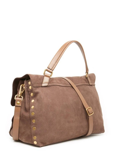 Shop Zanellato 'postina' Hand Bag In Brown