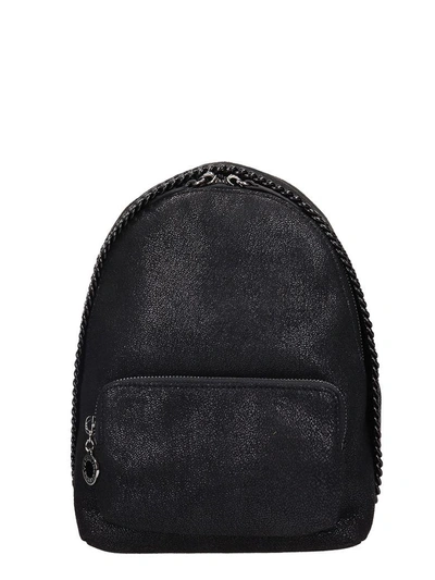 Shop Stella Mccartney Small Zipped Falabella Backpack In Black