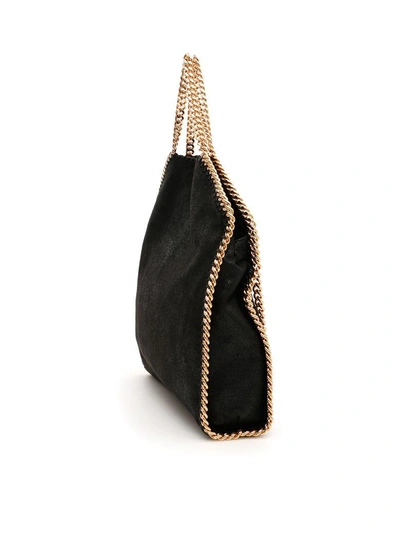 Shop Stella Mccartney 3chain Falabella Tote Bag In Black|nero