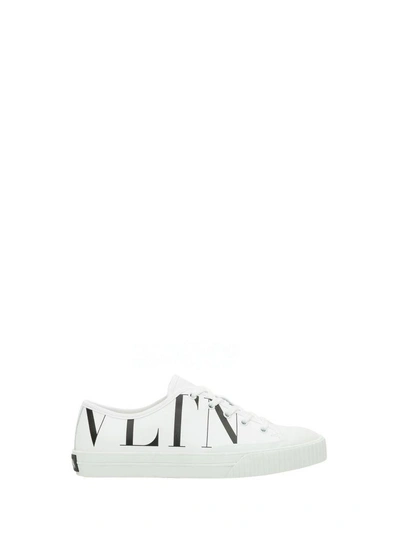 Shop Valentino Vltn Sneaker In Bianco/nero