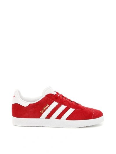 Shop Adidas Originals Gazelle Originals Sneakers In Scarlet (red)