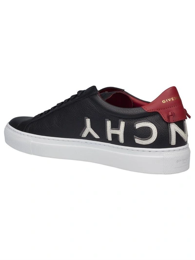Shop Givenchy Urban Street Low Sneakers In Black/red