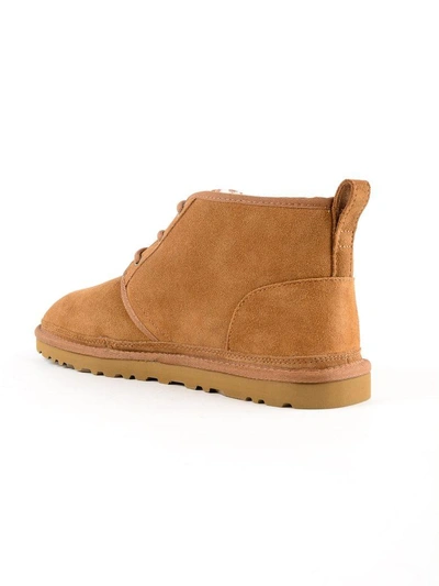 Shop Ugg Lace Up Boots In Chestnut