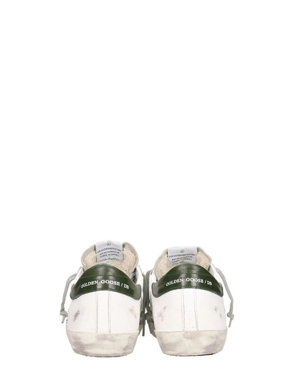Shop Golden Goose White Leather And Suede Sneakers