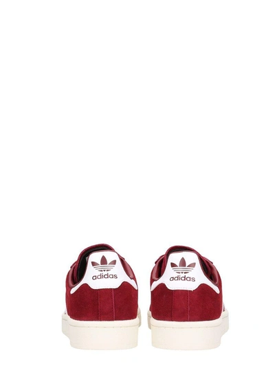 Shop Adidas Originals Samba Bordeaux Suede Sneakers