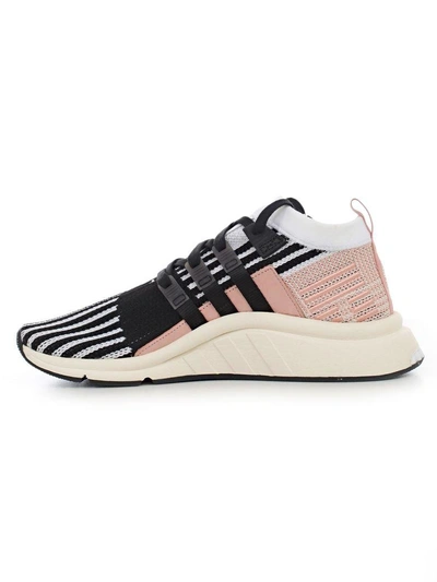 Shop Adidas Originals Eqt Support Mid Adv Sneakers In Basic