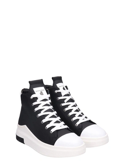 Shop Cinzia Araia Black Rubber Sneakers