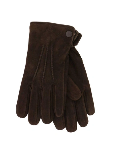 Shop Eleventy Gloves Gloves Men  In Dark