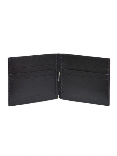 Shop Givenchy Logo Bi-fold Wallet In Black