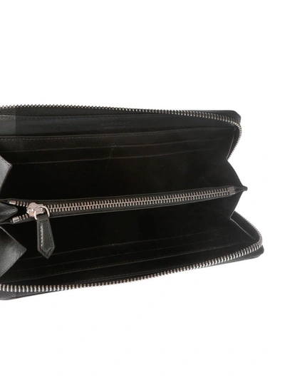 Shop Givenchy Logo Zip-around Wallet