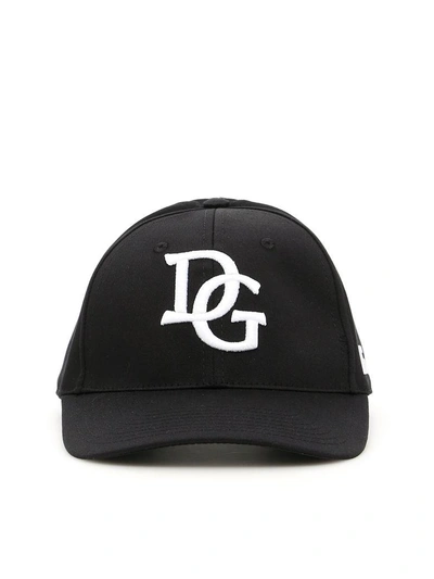 Shop Dolce & Gabbana Logo Baseball Cap In Neronero