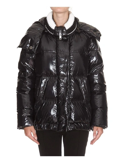 Shop Ermanno Scervino Down Jacket In Black