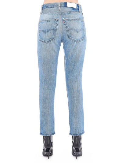 Shop Re/done Ripped Jeans In Blue