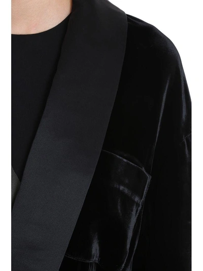 Shop Alexander Wang Oversized Robe In Black