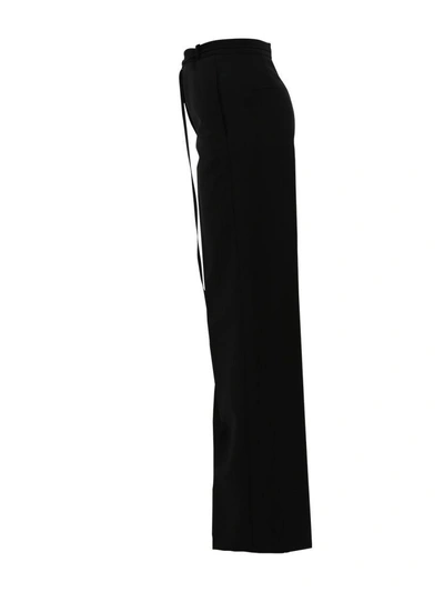 Shop Jil Sander Black Wide-leg Pants