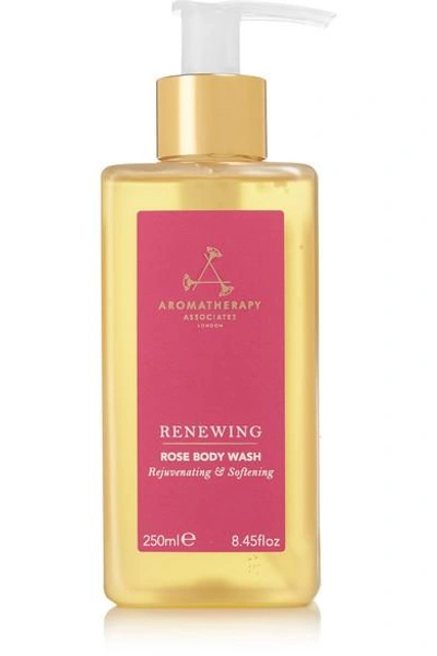 Shop Aromatherapy Associates Renewing Rose Body Wash, 250ml In Colorless